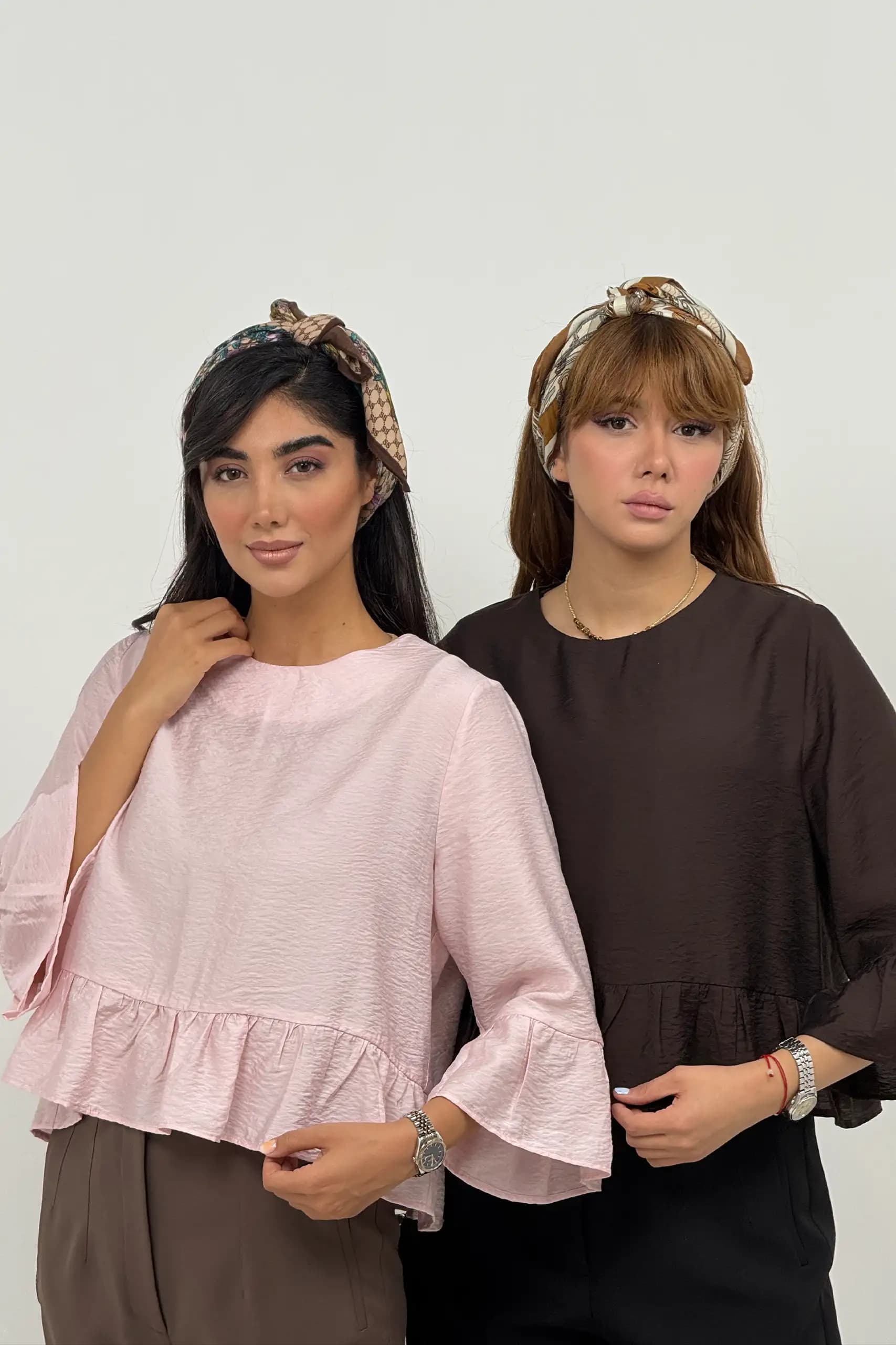 شومیز چین دار شیرین — تصویر ۸