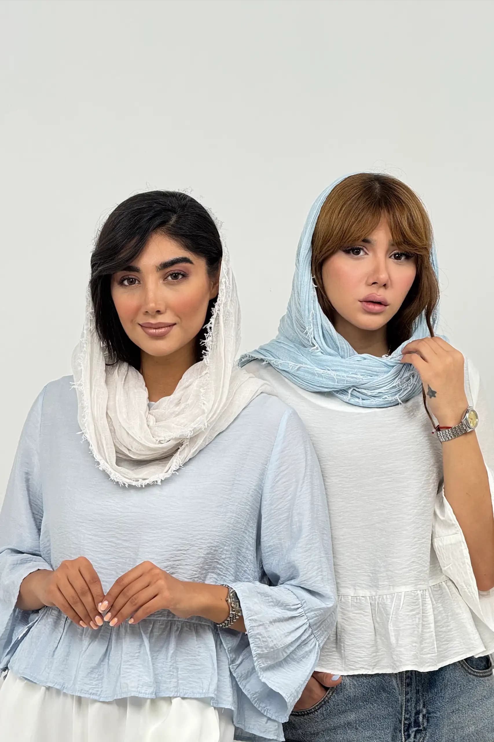 شومیز چین دار شیرین — تصویر ۶