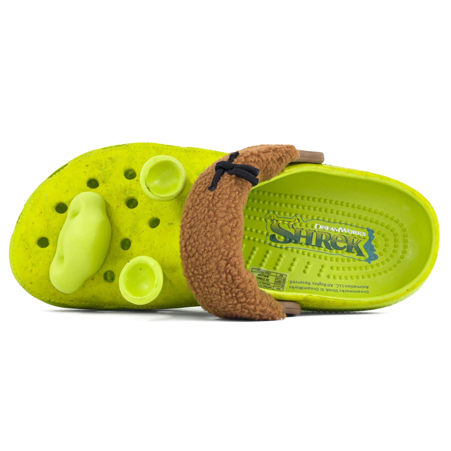 کراکس شرک سبز فسفری زنانه و مردانه | Crocs Shrek — تصویر ۹
