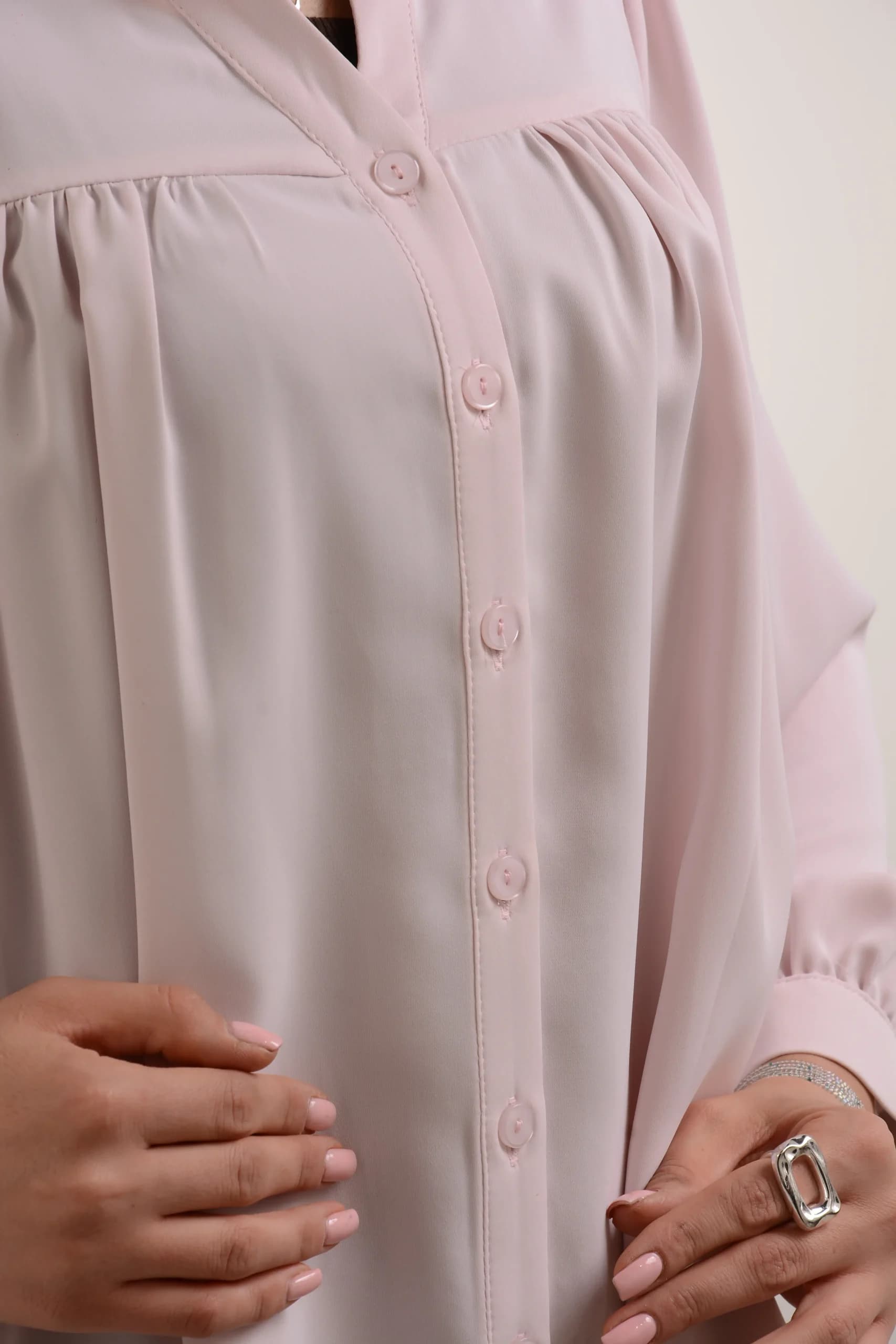 شومیز ژاکلین سینه چین ابرا — تصویر ۱۲