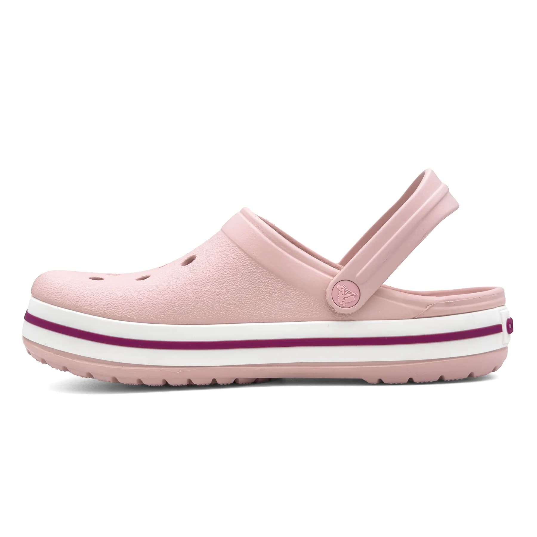 کراکس کروکبند صورتی سفید اورجینال | Crocs Crocband — تصویر ۳