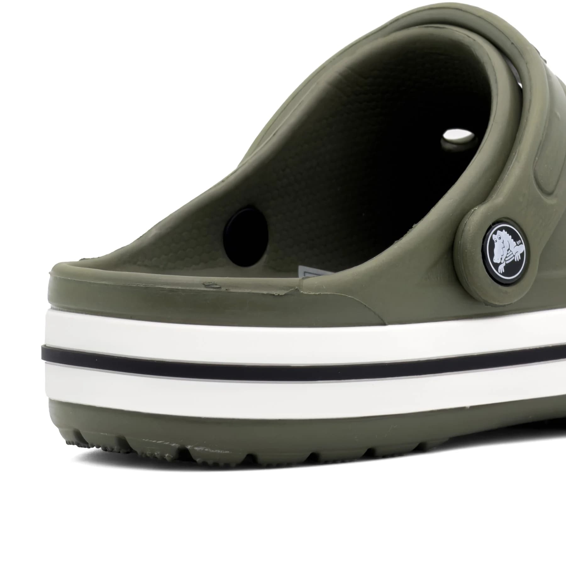 کراکس بایابند سبز زیتونی سفید اورجینال | Crocs Bayaband — تصویر ۵