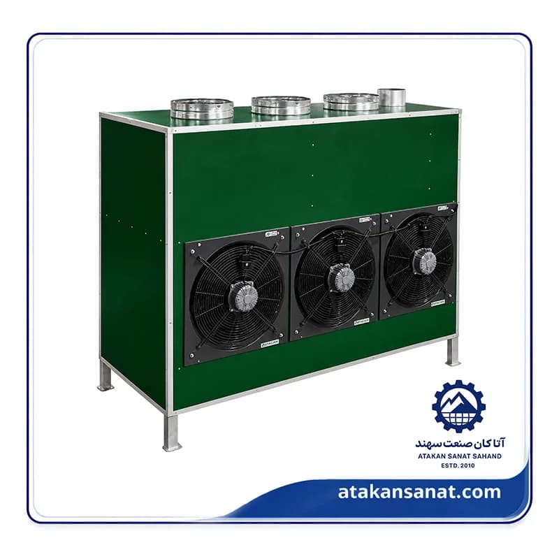 هیتر کابینتی 320AS هزار کیلو کالری کوره استیل — تصویر ۳