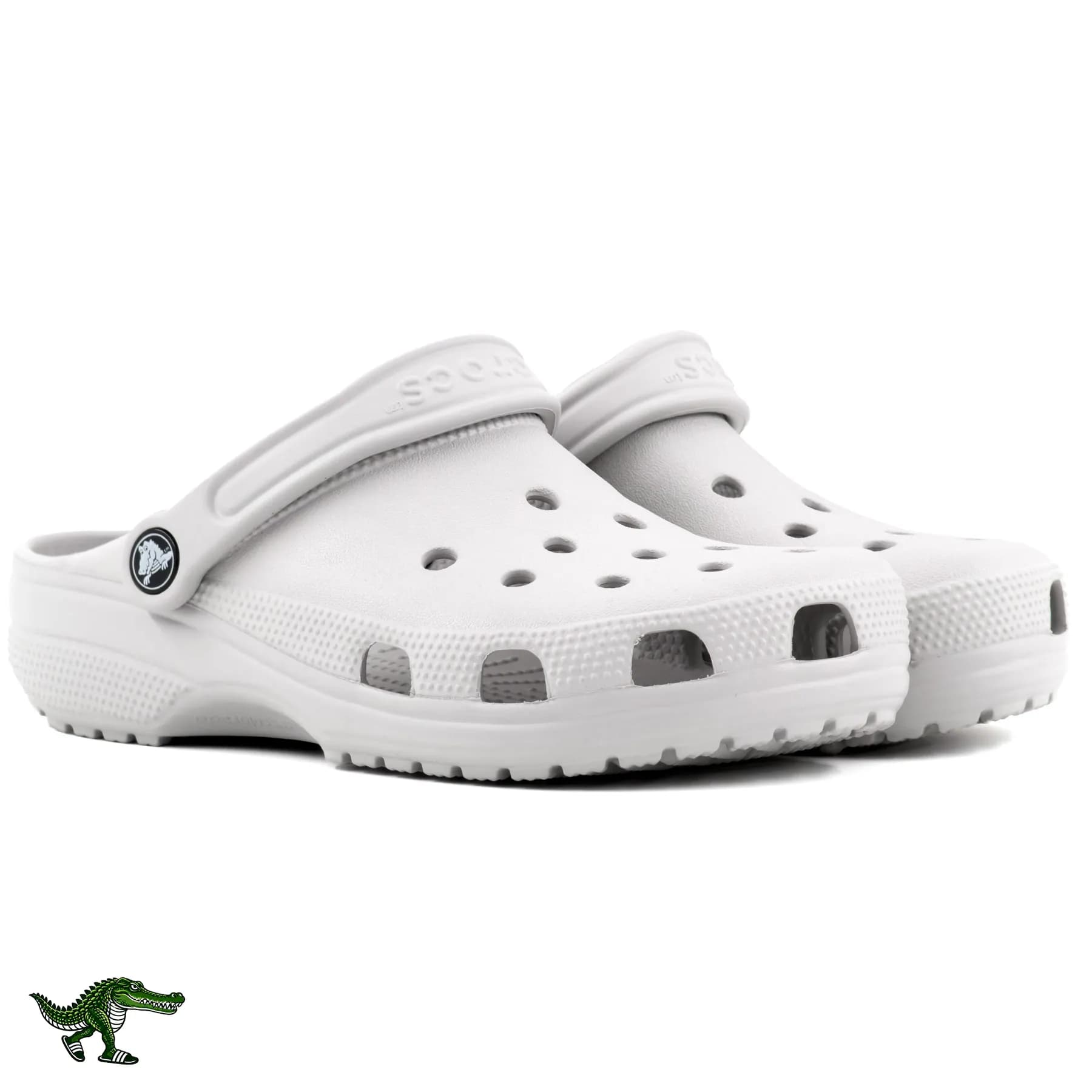 کراکس کلاسیک طوسی روشن زنانه و مردانه | Crocs Classic — تصویر ۸