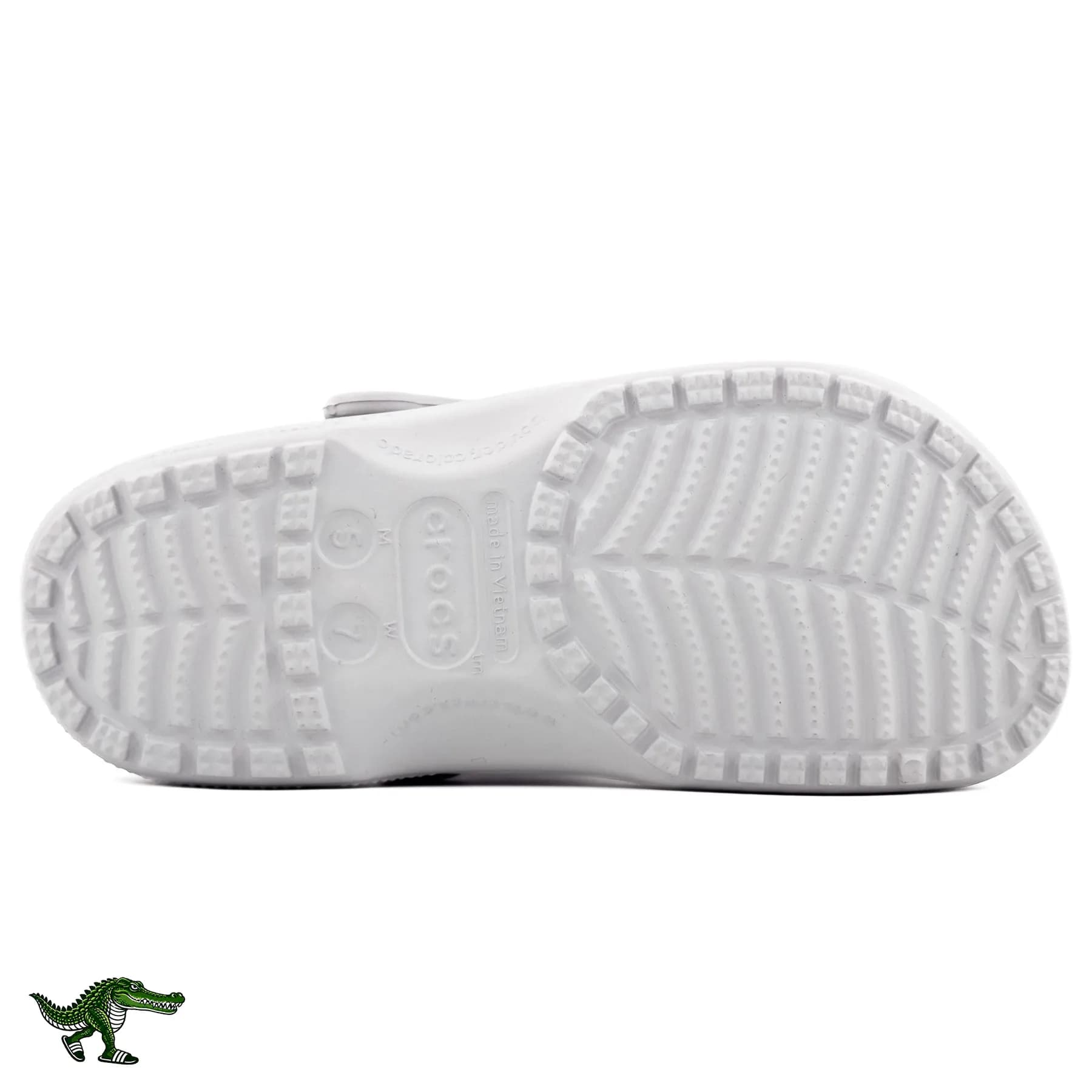کراکس کلاسیک طوسی روشن زنانه و مردانه | Crocs Classic — تصویر ۴