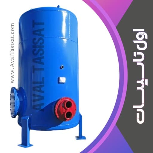 منبع کویل دار عمودی 3000 لیتری