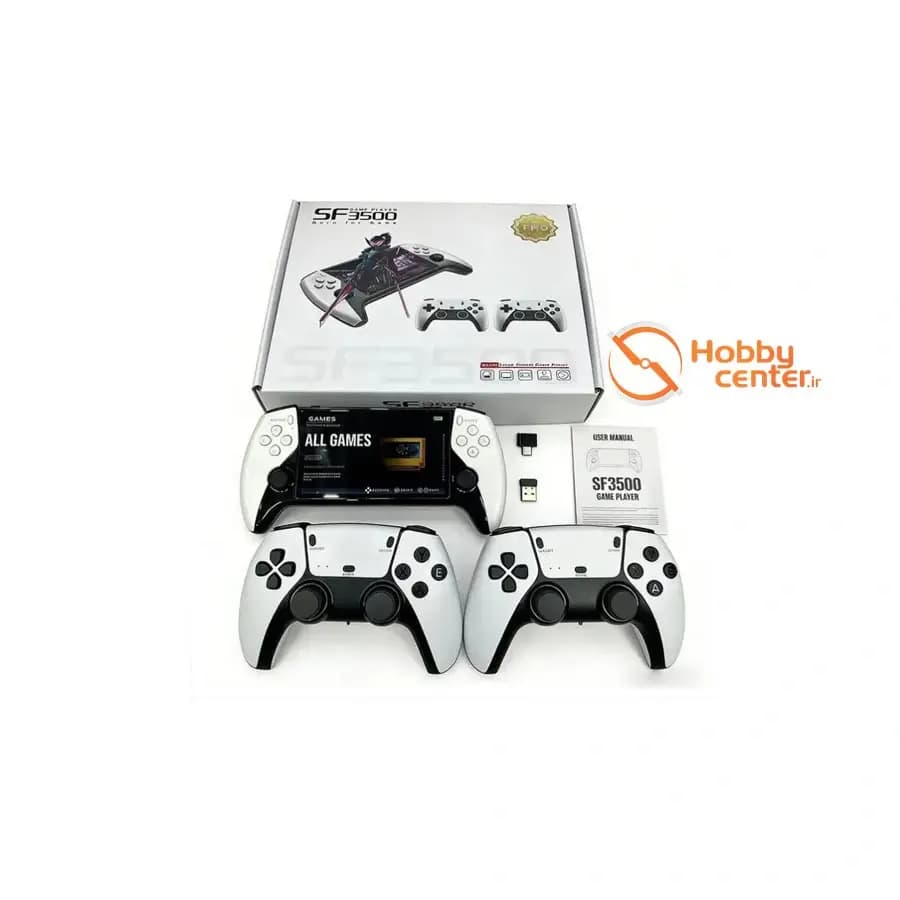 کنسول بازی دستی مدل SF3500 PRO با ۲ دسته بیسیم و حافظه ۲ گیگابایت — تصویر ۶