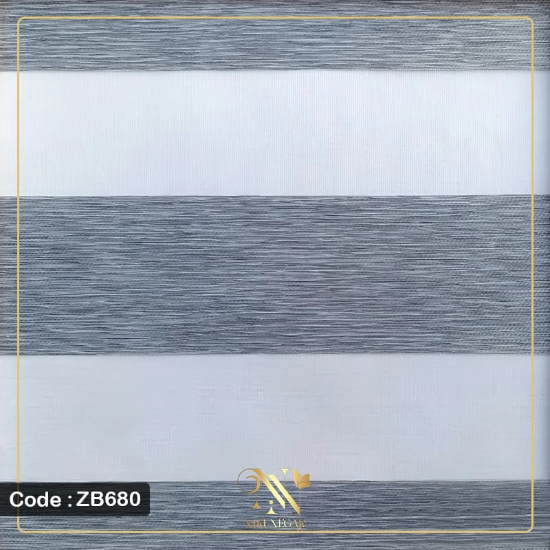 پرده زبرا ساده مدل ZB680