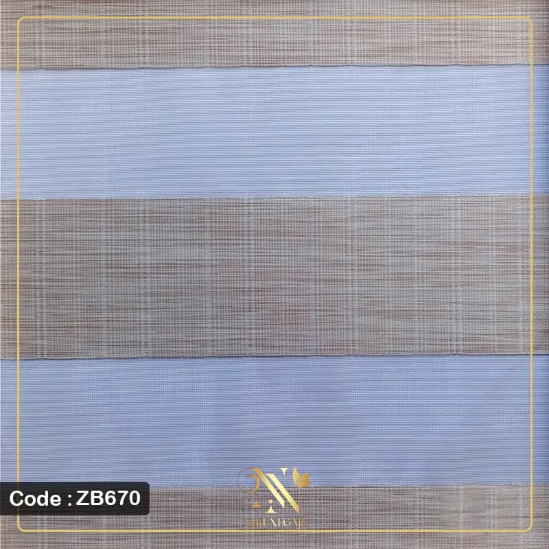 پرده زبرا طرح دار مدل ZB670