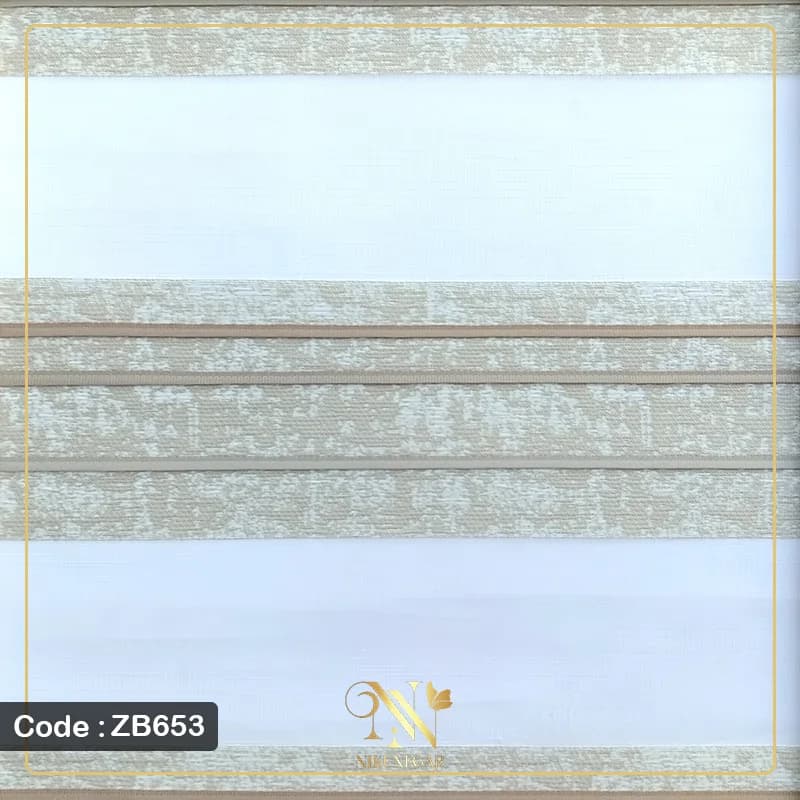 پرده زبرا پلیسه مدل ZB653 — تصویر ۲