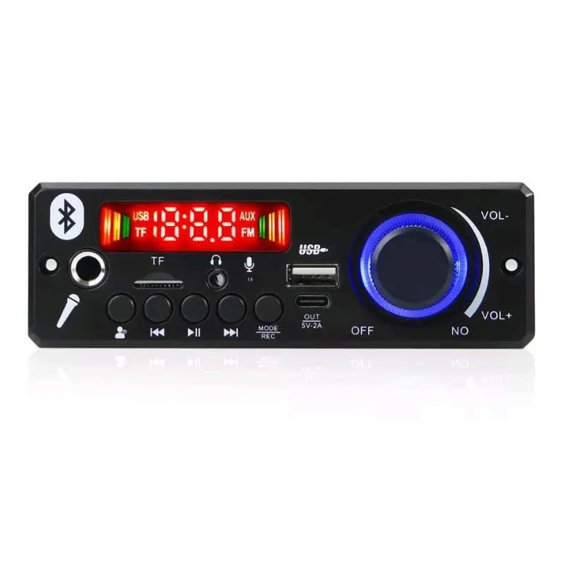 پنل پخش کننده صوتی بلوتوثی با آمپلی فایر ولوم دار مدل JX-X1 — تصویر ۹