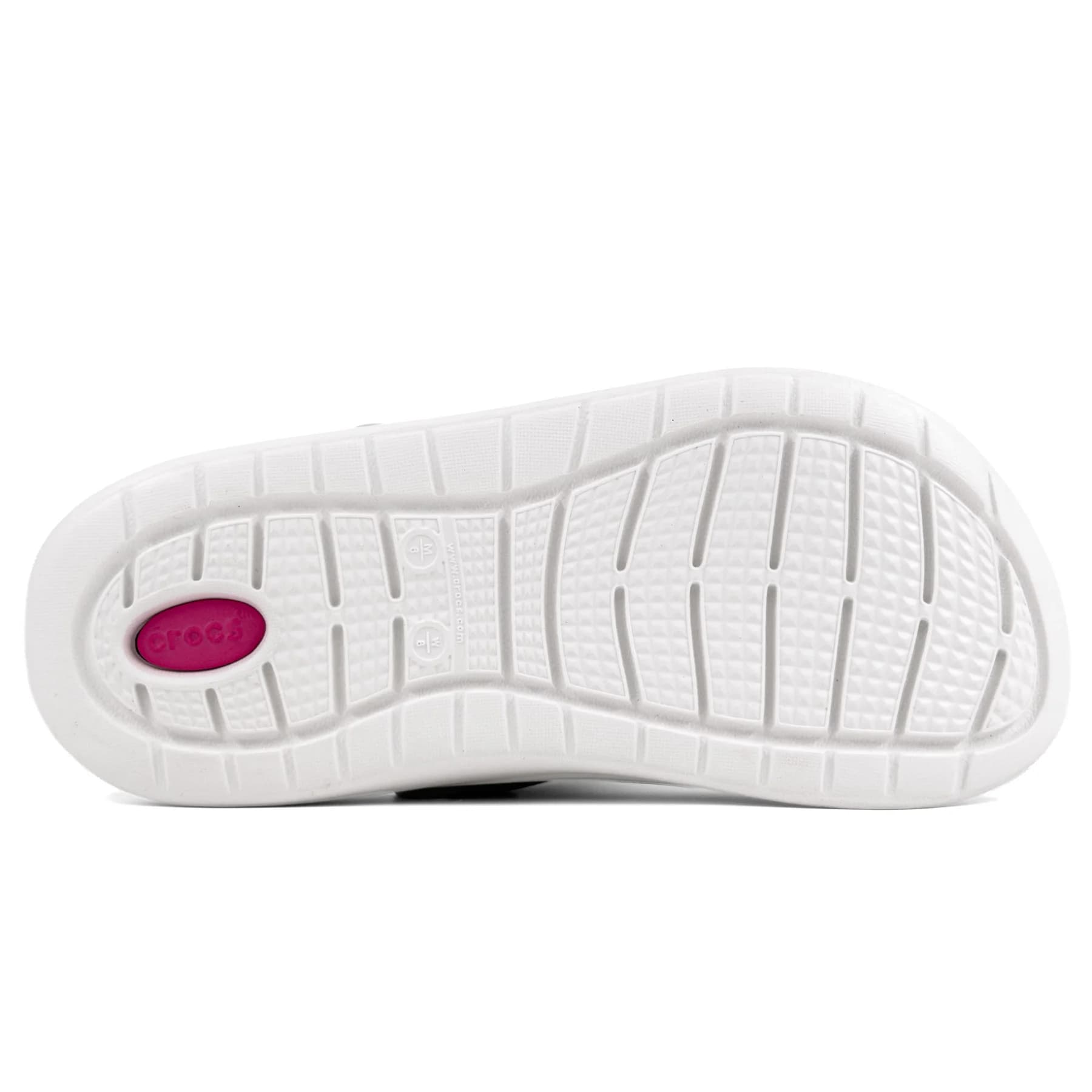 کراکس لایت راید زنانه کادر درمان طوسی صورتی | Crocs LiteRide — تصویر ۱۰