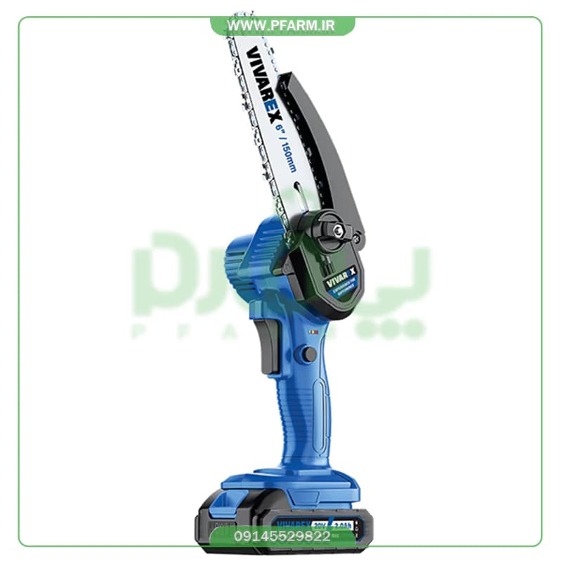 ست باغبانی شارژی ویوارکس مدل VR3206-PR دو باتری ۲۰ ولت براشلس — تصویر ۳
