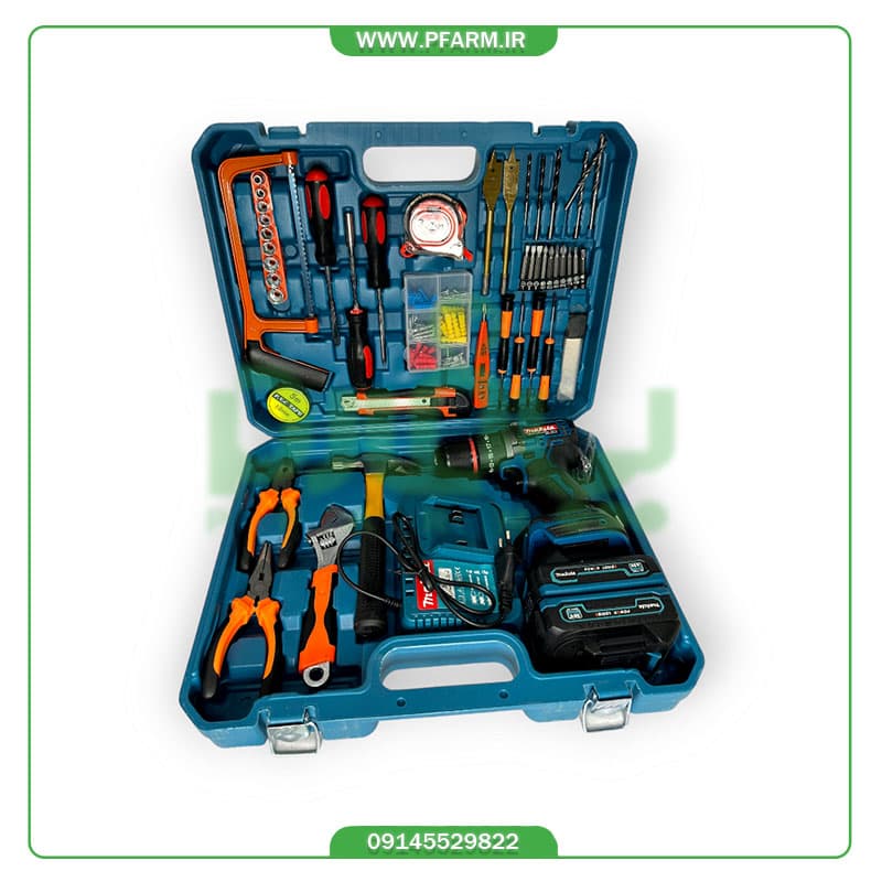 دریل شارژی ماکیتا پک کامل براشلس MAKITA — تصویر ۵