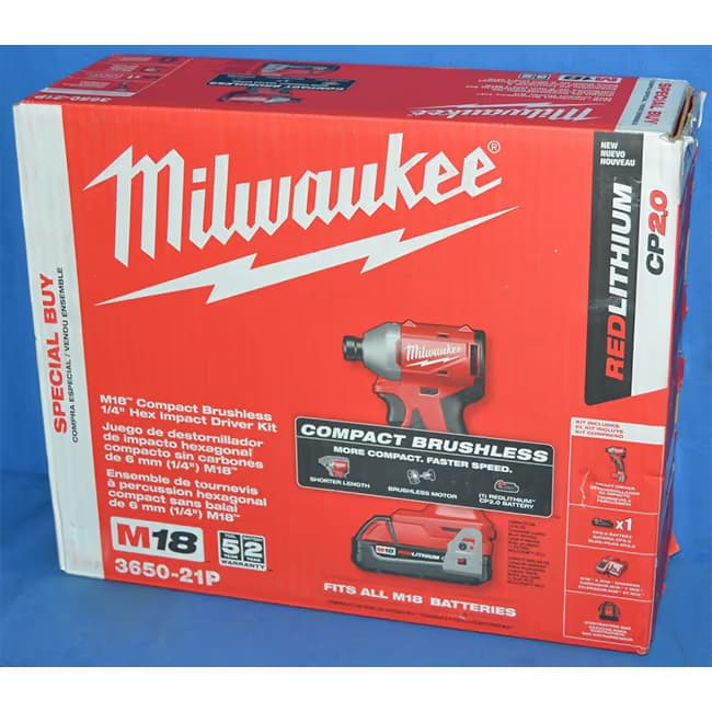 پیچبند شارژی میلواکی مدل Milwaukee 3650-21P — تصویر ۹
