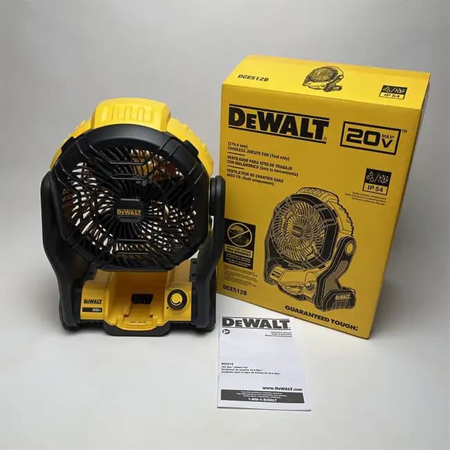 فن شارژی 20 ولت دیوالت مدل DCE512B — تصویر ۶