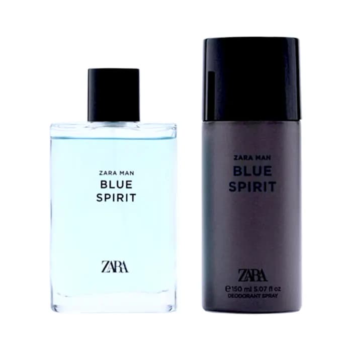 ست عطر و اسپری مردانه زارا بلو اسپریت Blue Spirit — تصویر ۲