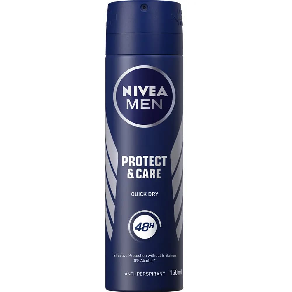 اسپری ضد تعریق مردانه Protect & Care نیوا 150ml — تصویر ۳