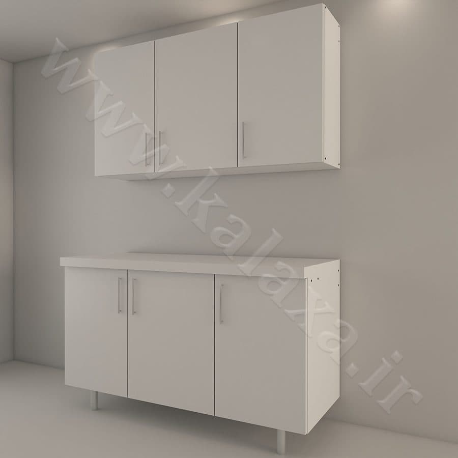 کابینت آماده دیواری و زمینی نئوپان 150 سانتیمتری — تصویر ۷