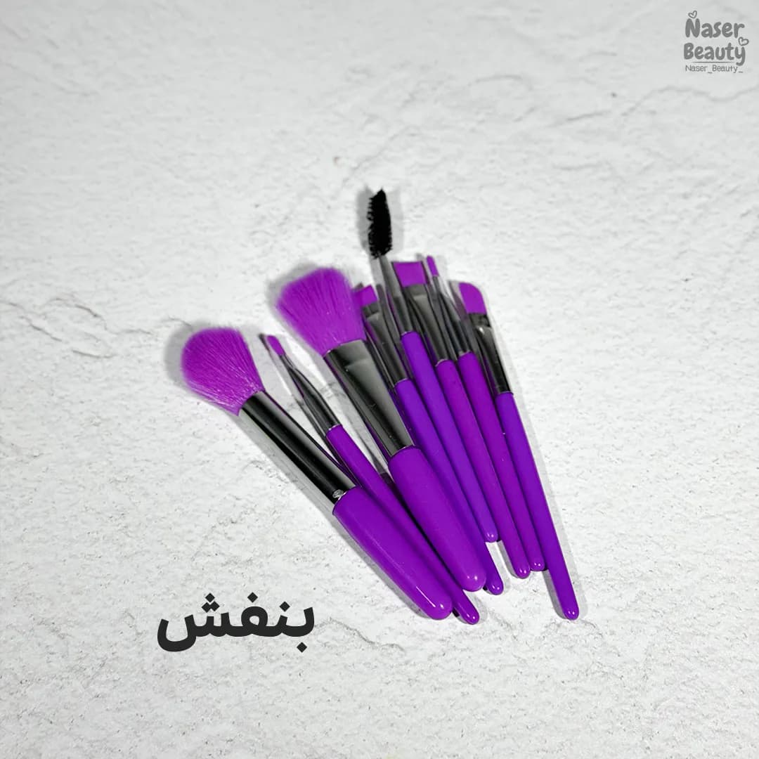 ست براش آرایشی 8 تیکه پاستیلی — تصویر ۴