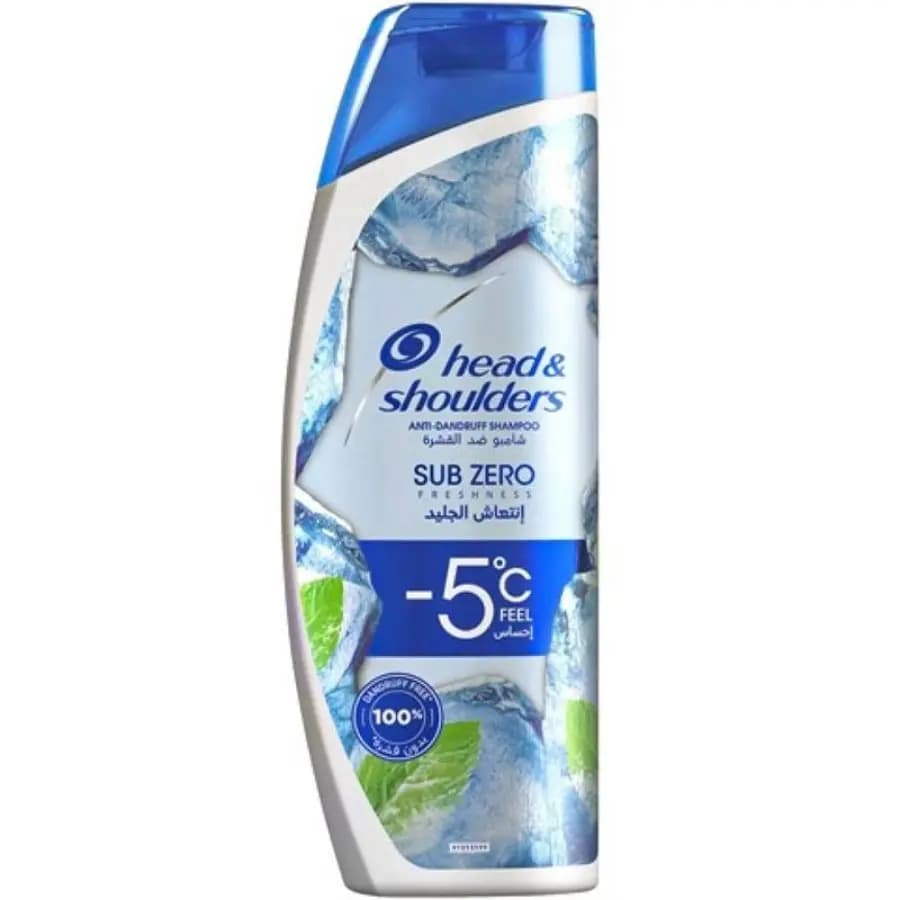 شامپو ضد شوره و خنک کننده Sub Zero هد اند شولدرز 400ml