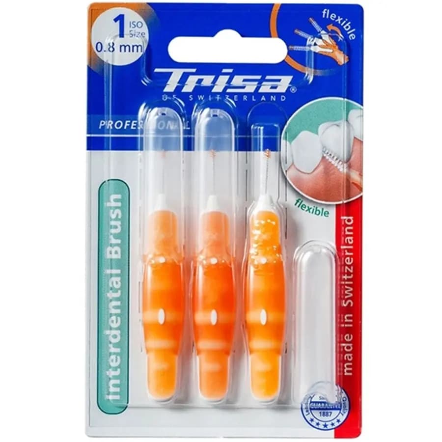 مسواک بین دندانی سایز یک 0.8mm تریزا — تصویر ۳