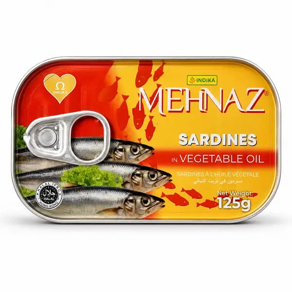 کنسرو ماهی ساردین در روغن گیاهی اندونزیای – 125 گرم