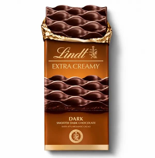 شکلات تابلت اکسترا کرمی تلخ لینت ۸۰ گرم | Lindt Dark — تصویر ۳