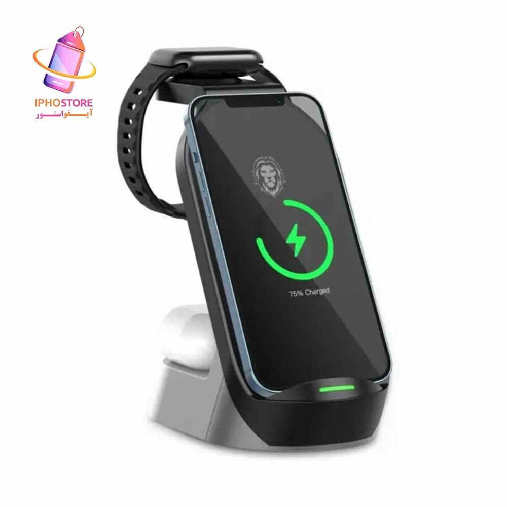 شارژر بی سیم 4 کاره گرین مدل 4IN1 — تصویر ۵
