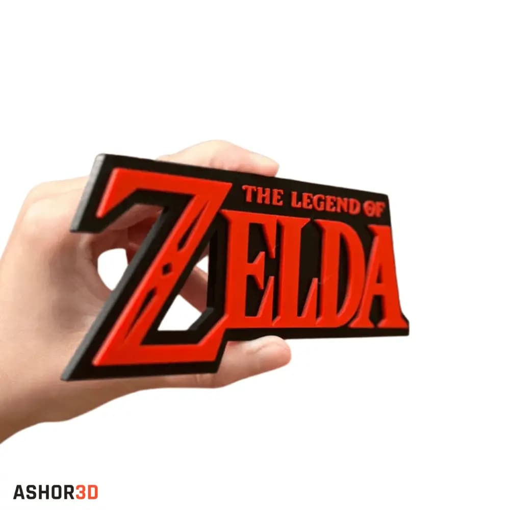 استند دکوری طرح لوگو Legend of Zelda | پرینت ۳ بعدی — تصویر ۶