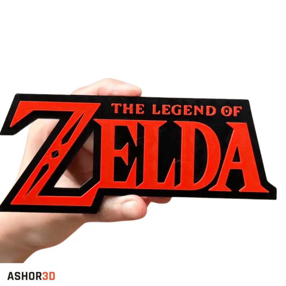 استند دکوری طرح لوگو Legend of Zelda | پرینت ۳ بعدی — تصویر ۴