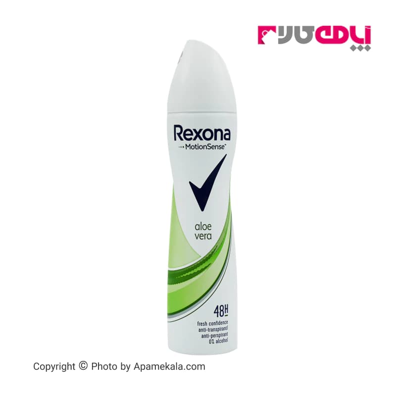 اسپری ضد تعریق زنانه رکسونا rexona مدل Aloe Vera حجم 200 میل — تصویر ۲