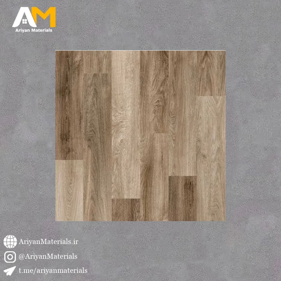 سرامیک کف طرح ورونیکا قهوه ای تیره 60*60 — تصویر ۲