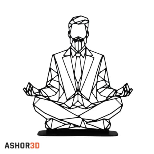 استند دکوری Meditating Gentleman — تصویر ۲