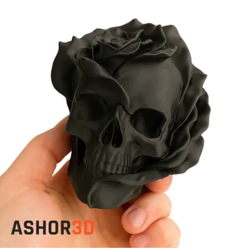 استند دکوری The Skeleton Head Rose — تصویر ۵