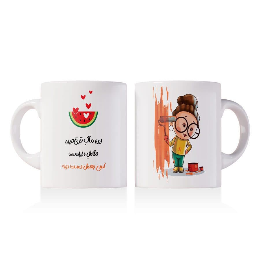 ماگ طرح نقاش قرتی — تصویر ۴