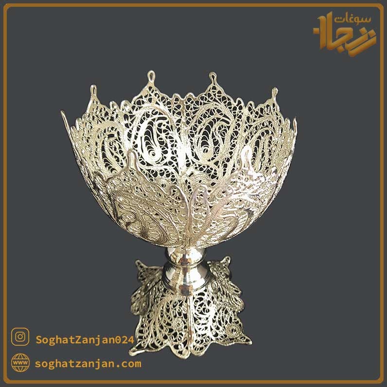 شکلات خوری ملیله کاری لبه تیز در زنجان — تصویر ۴