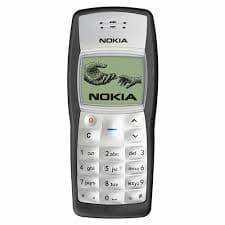 قاب پشت و رو گوشی موبایل nokia 1100 رنگ مشکی-سفید