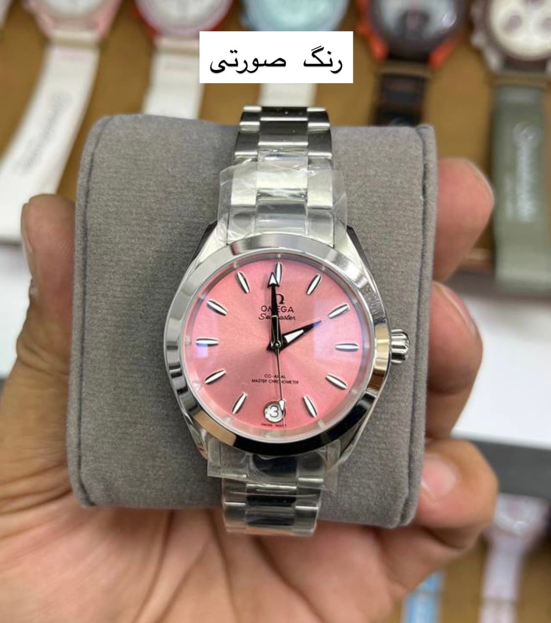 ساعت مچی زنانه امگا سیمستر Seamaster اتومات — تصویر ۱۱