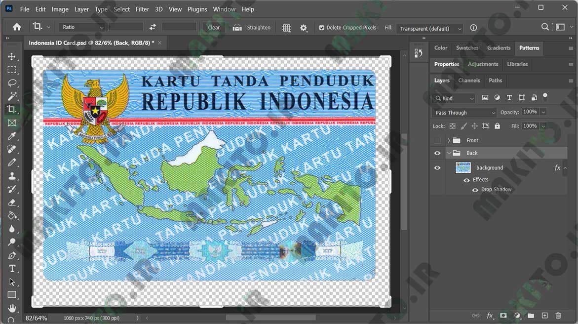 فایل لایه باز آیدی کارت اندونزی (Indonesia ID Card) — تصویر ۶