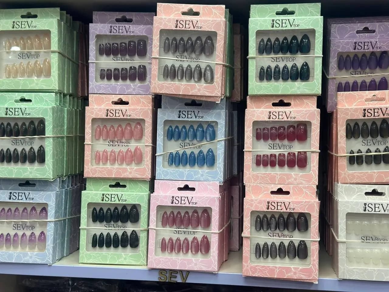 ناخن مصنوعی مدل کاشت ناخن ۱۲ جفتی برند SEV TOP — تصویر ۲