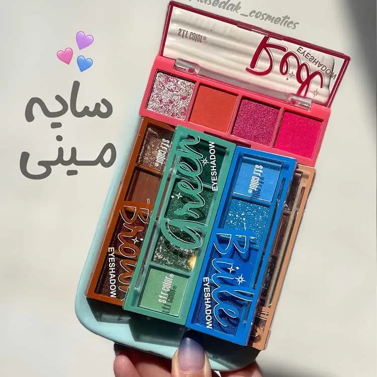 عمده پالت سایه ۴ رنگ مینیاتوری برند Strif Color