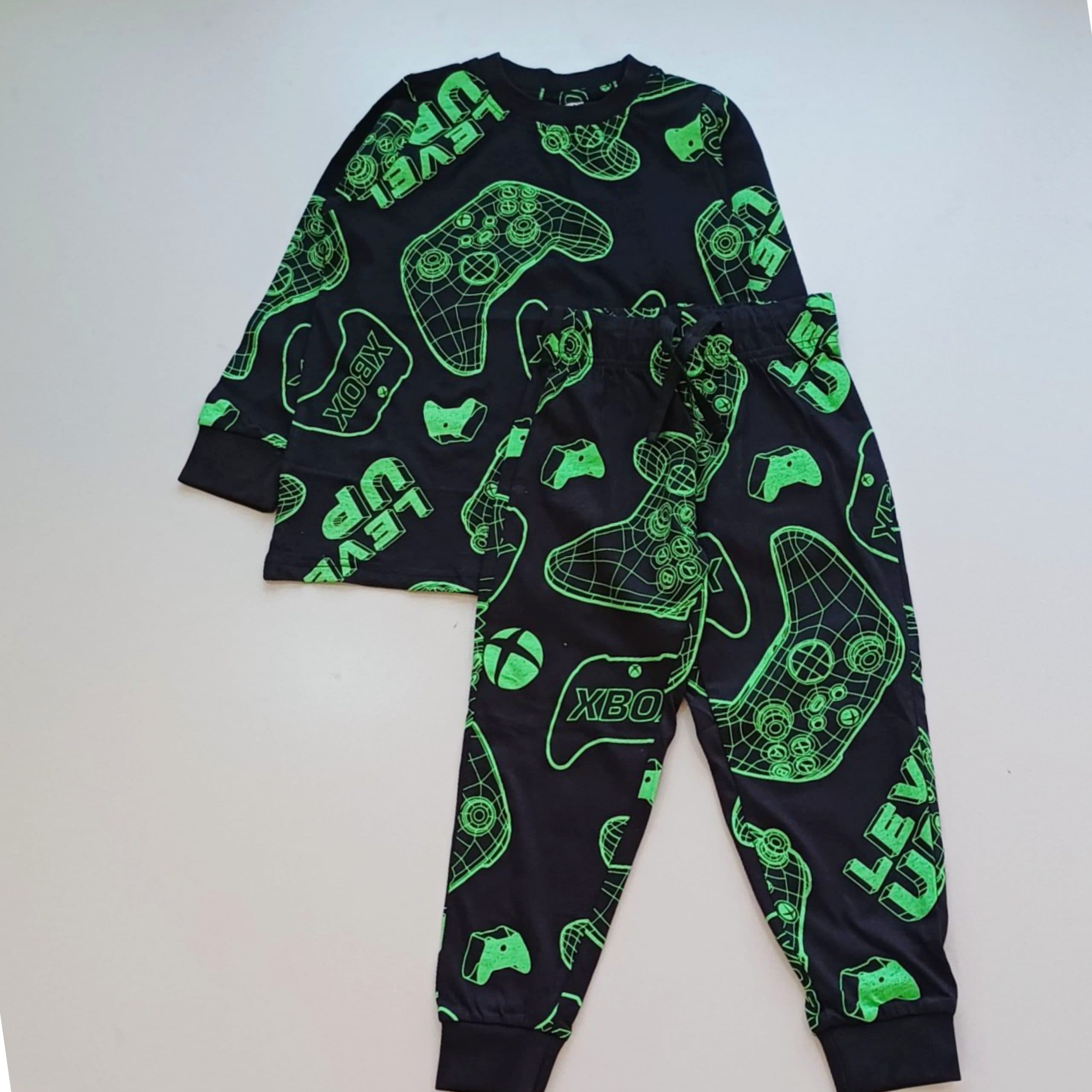 ست لباس راحتی بچگانه طرح Xbox مدل level up پیجامه پسرانه گیمینگ — تصویر ۷