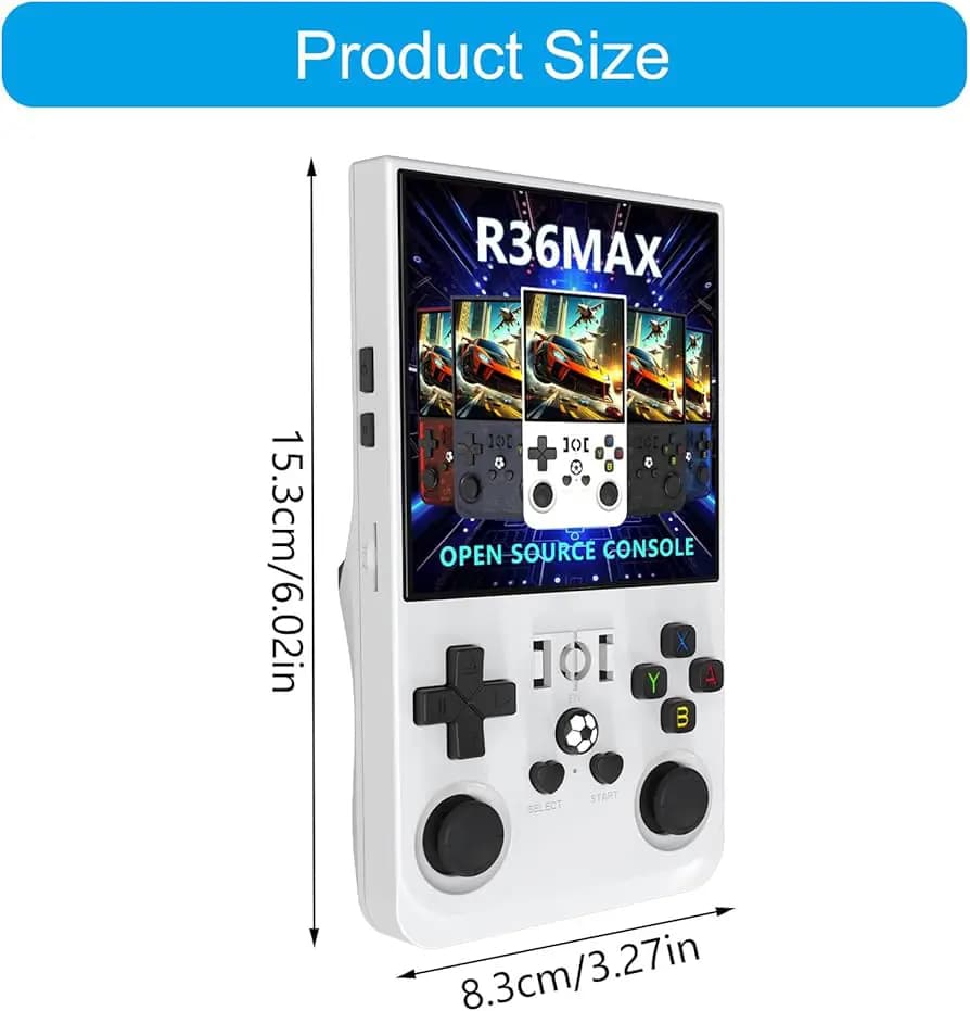 کنسول بازی دستی رترو مدل R36Max با صفحه نمایش IPS — تصویر ۷