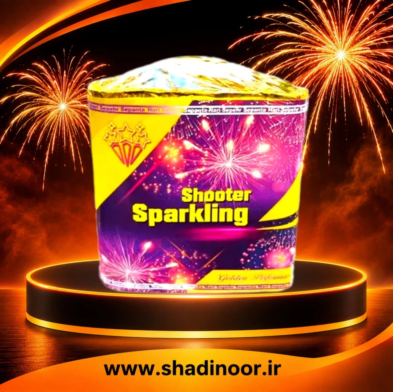 آتش بازی کهکشان 9 شوت مثلثی 1/5 اینچ — تصویر ۲