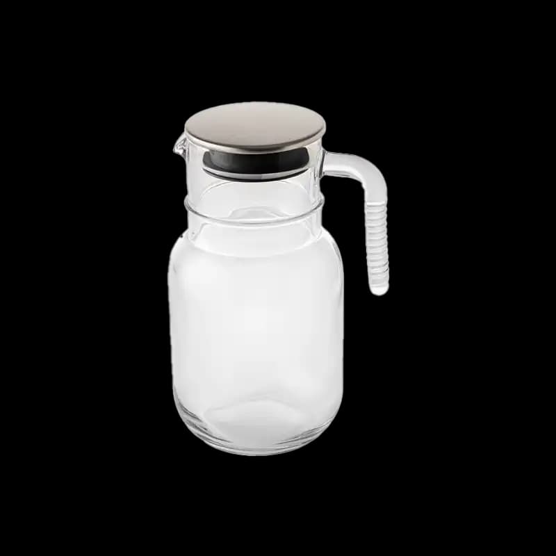 پارچ شیشه ای 1.5 لیتر درب استیل لیمون 2376 — تصویر ۳