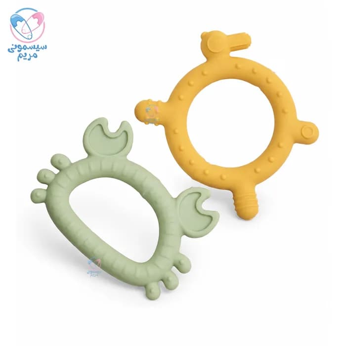 دندانگیر سیلیکونی خرچنگ و حلقه Lovolia 12539 — تصویر ۵