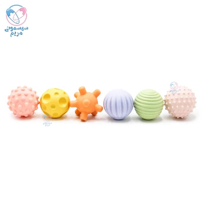 توپ حسی سیلیکونی 6 عددی 628-41 — تصویر ۵
