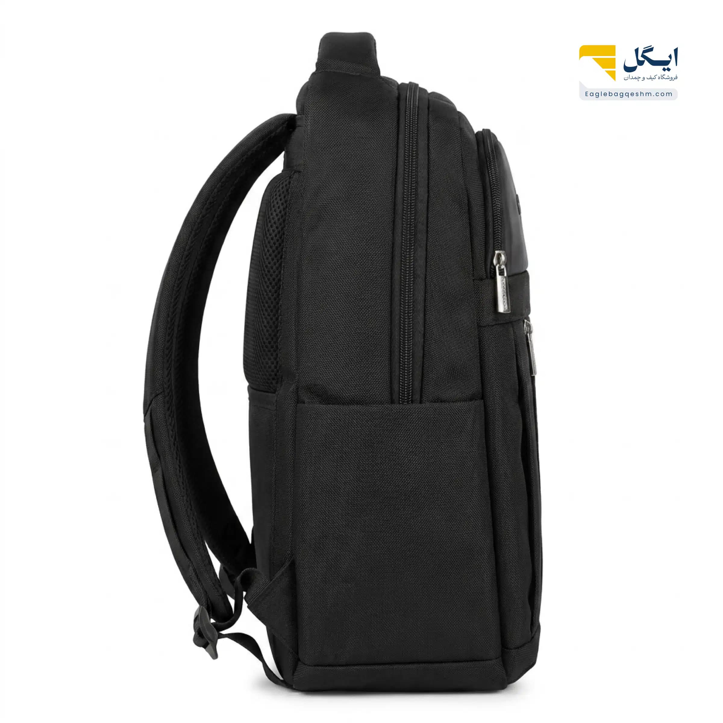 کولهپشتی پیرکاردین کد 88061 با پشتی طبی، زیپ مخفی و پورت USB/AUX — تصویر ۵