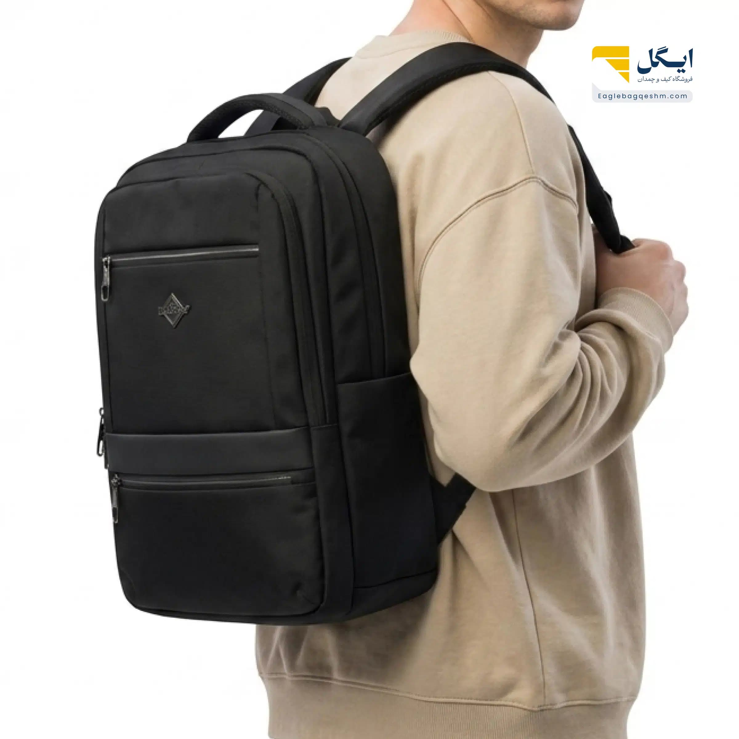 کوله پشتی لیدفاس 8021 سبک، مقاوم و مناسب استفاده روزمره و لپتاپ — تصویر ۶